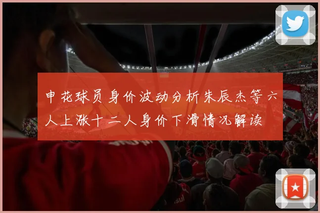 申花球员身价波动分析朱辰杰等六人上涨十二人身价下滑情况解读